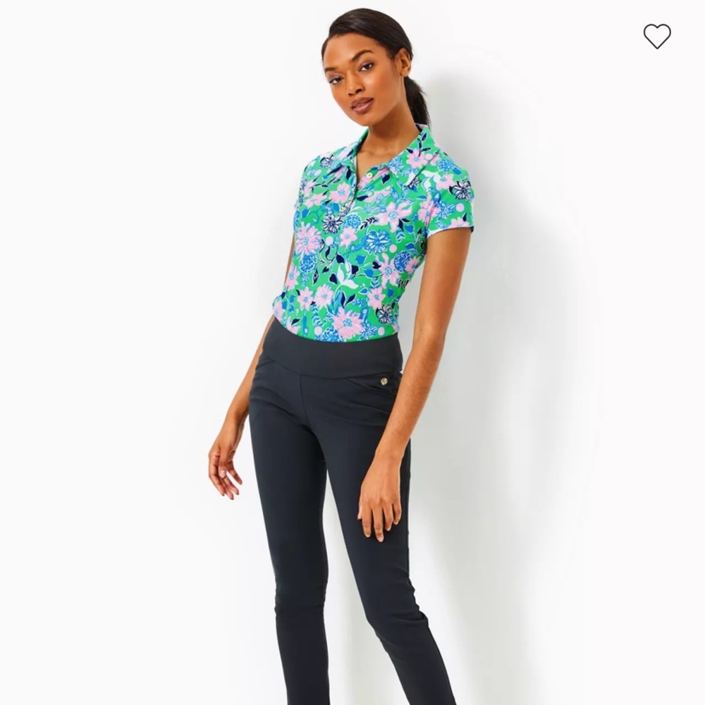 Lilly Pulitzer Luxletic Corso Pants in Onyx EUC